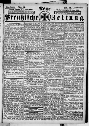 Neue preußische Zeitung vom 11.01.1900