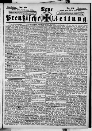 Neue preußische Zeitung vom 12.01.1900