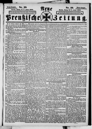 Neue preußische Zeitung vom 15.01.1900