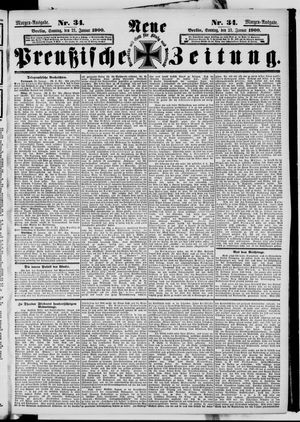 Neue preußische Zeitung vom 21.01.1900