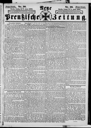 Neue preußische Zeitung vom 23.01.1900