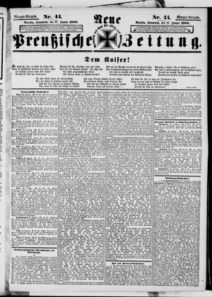 Neue preußische Zeitung vom 27.01.1900