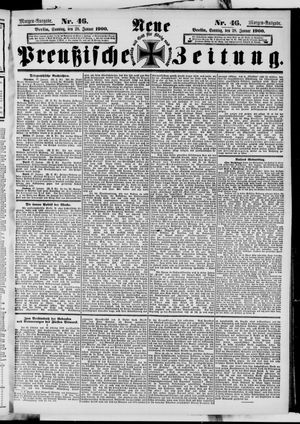 Neue preußische Zeitung vom 28.01.1900