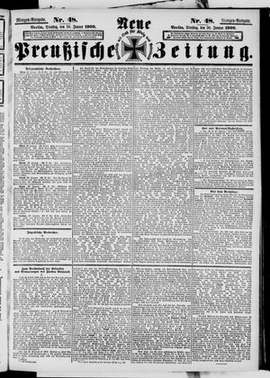 Neue preußische Zeitung vom 30.01.1900