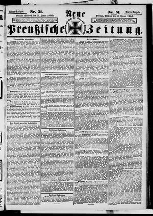 Neue preußische Zeitung vom 31.01.1900