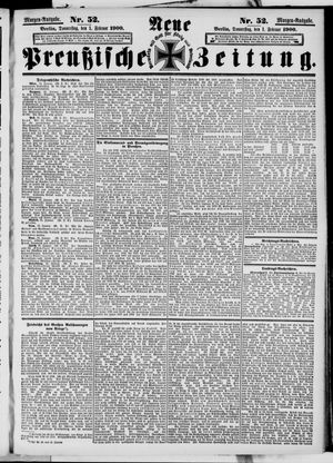 Neue preußische Zeitung vom 01.02.1900