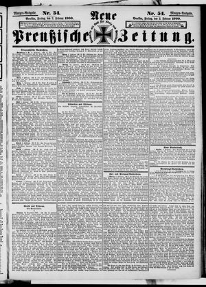 Neue preußische Zeitung vom 02.02.1900