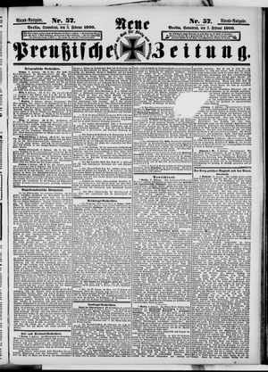 Neue preußische Zeitung vom 03.02.1900