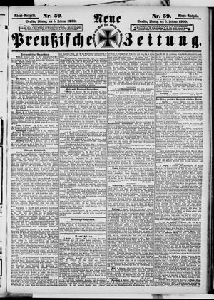 Neue preußische Zeitung vom 05.02.1900
