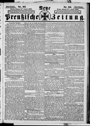Neue preußische Zeitung vom 07.02.1900