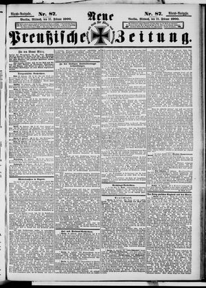 Neue preußische Zeitung on Feb 21, 1900