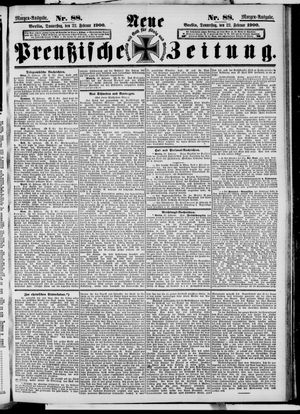 Neue preußische Zeitung vom 22.02.1900