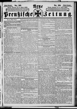Neue preußische Zeitung vom 24.02.1900