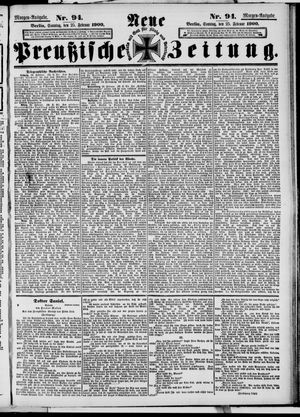 Neue preußische Zeitung vom 25.02.1900
