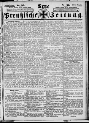 Neue preußische Zeitung vom 27.02.1900