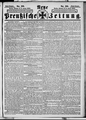 Neue preußische Zeitung vom 28.02.1900