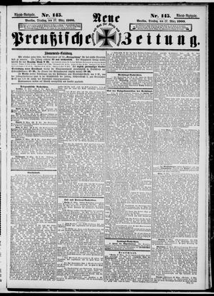 Neue preußische Zeitung vom 27.03.1900