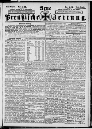 Neue preußische Zeitung vom 28.03.1900