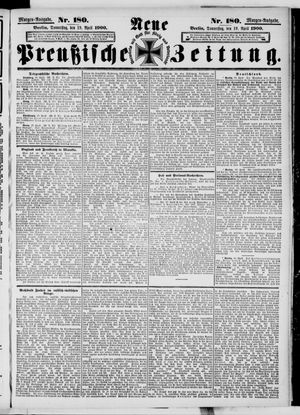 Neue preußische Zeitung vom 19.04.1900