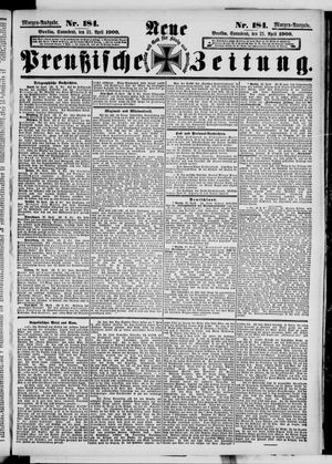 Neue preußische Zeitung on Apr 21, 1900