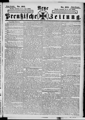 Neue preußische Zeitung on Apr 21, 1900