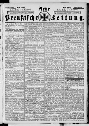 Neue preußische Zeitung vom 24.04.1900
