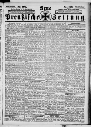 Neue preußische Zeitung vom 30.04.1900