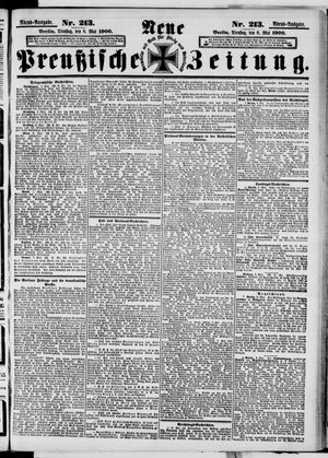 Neue preußische Zeitung vom 08.05.1900
