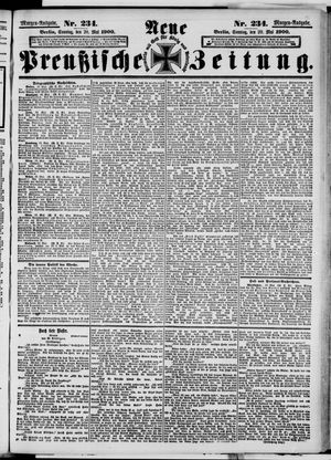 Neue preußische Zeitung vom 20.05.1900