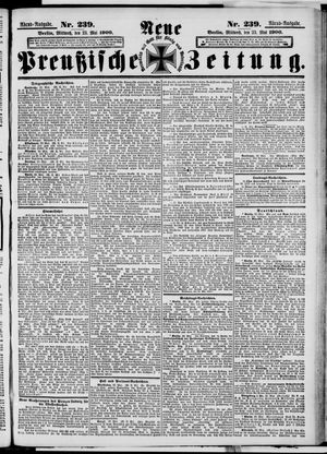 Neue preußische Zeitung vom 23.05.1900
