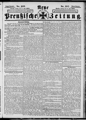Neue preußische Zeitung vom 22.06.1900
