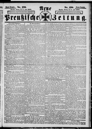 Neue preußische Zeitung vom 25.06.1900