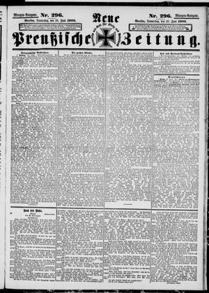 Neue preußische Zeitung vom 28.06.1900