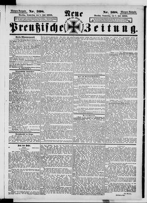 Neue preußische Zeitung vom 05.07.1900