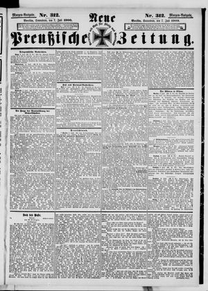 Neue preußische Zeitung vom 07.07.1900