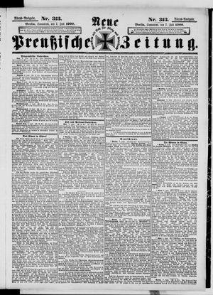 Neue preußische Zeitung vom 07.07.1900