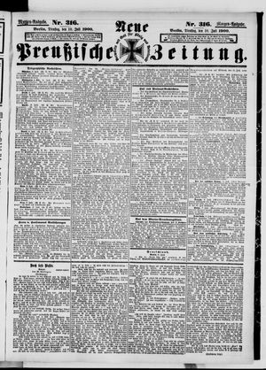 Neue preußische Zeitung vom 10.07.1900