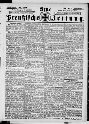 Neue preußische Zeitung vom 16.07.1900