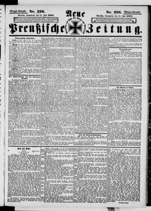 Neue preußische Zeitung on Jul 21, 1900