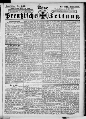 Neue preußische Zeitung vom 25.07.1900