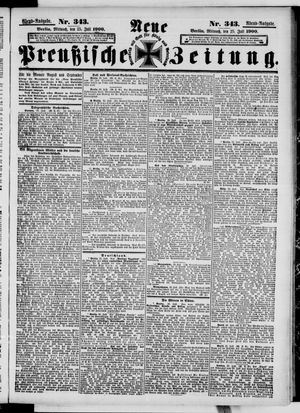 Neue preußische Zeitung vom 25.07.1900