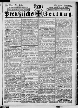 Neue preußische Zeitung vom 26.07.1900
