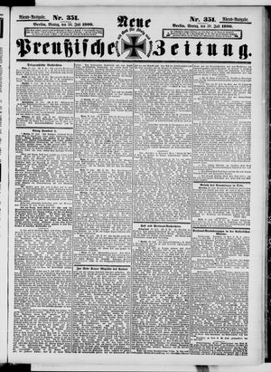 Neue preußische Zeitung vom 30.07.1900