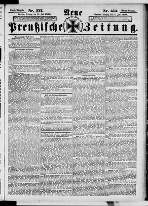 Neue preußische Zeitung vom 31.07.1900