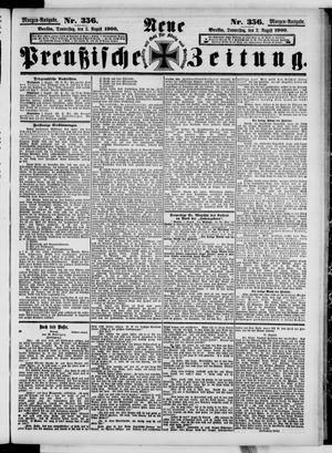 Neue preußische Zeitung vom 02.08.1900