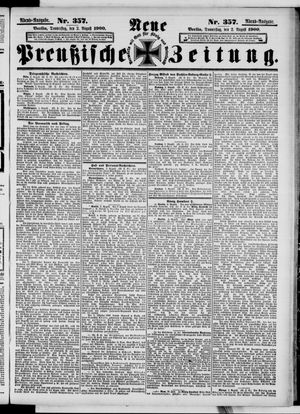 Neue preußische Zeitung vom 02.08.1900