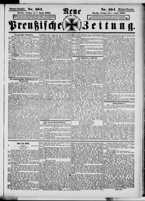 Neue preußische Zeitung vom 07.08.1900