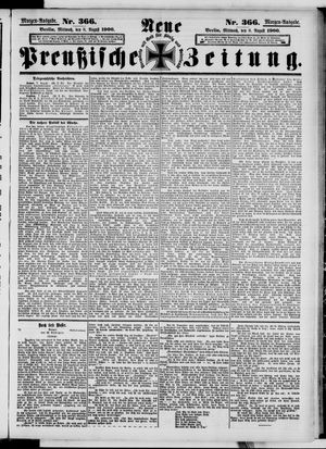 Neue preußische Zeitung vom 08.08.1900