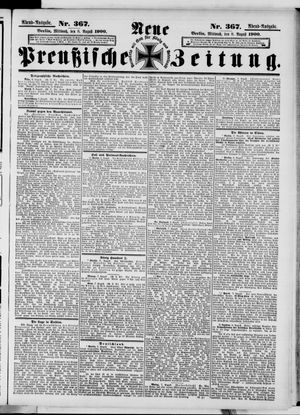 Neue preußische Zeitung vom 08.08.1900