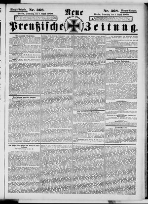 Neue preußische Zeitung vom 09.08.1900